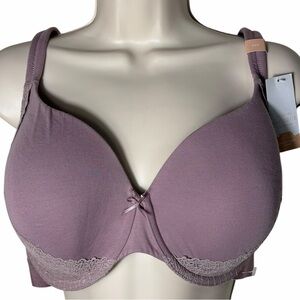 Cacique NEW w/TAGS lace bra size 44D in mauve underwire by lane Bryant